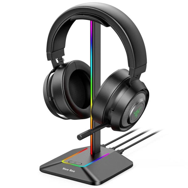 RGB Headset Stand with USB Hub